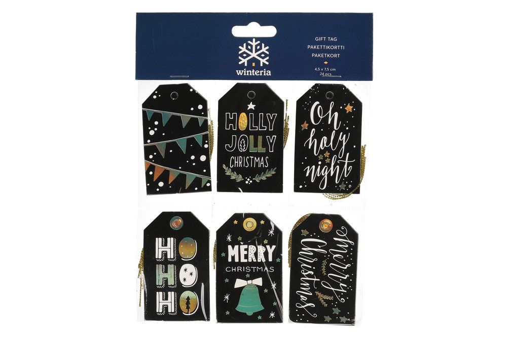 Winteria Gift Tag Xmas 24 pcs - 2