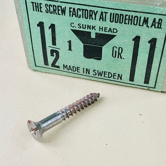 Låda spårskruv, 38 mm