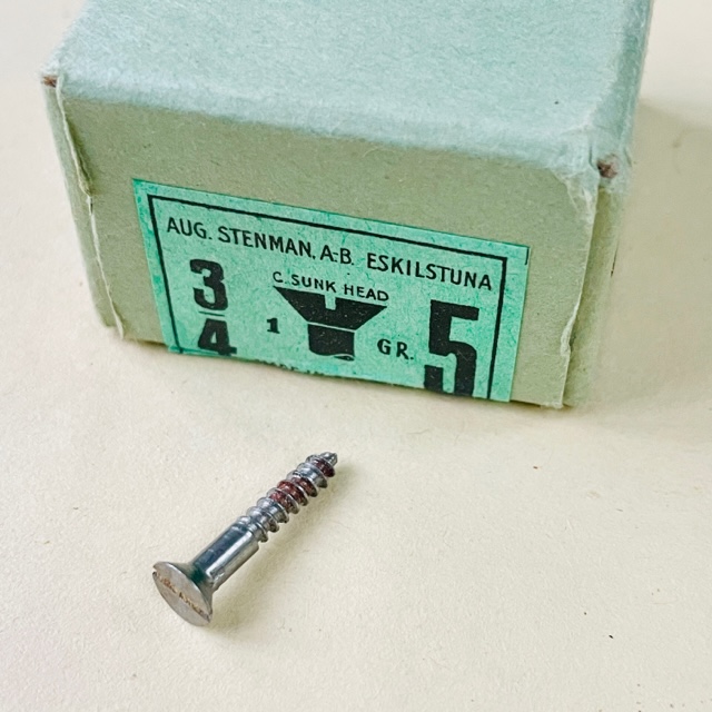 Låda spårskruv, 19 mm