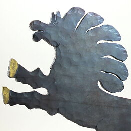 Bertil Vallien (1970s) Wrought Iron Horse 35 cm