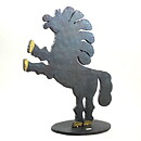バーティル･ヴァリーン  錬鉄製の馬  35cm  1970年代 