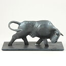 Erik Höglund (1960s) Rustic Iron Wrought Bull 23 cm #963