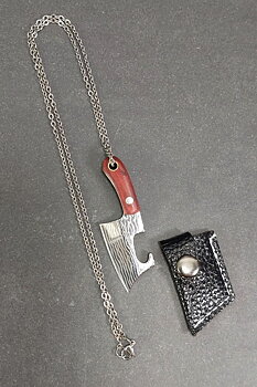 Halsband Mini Yxa med Kedja 