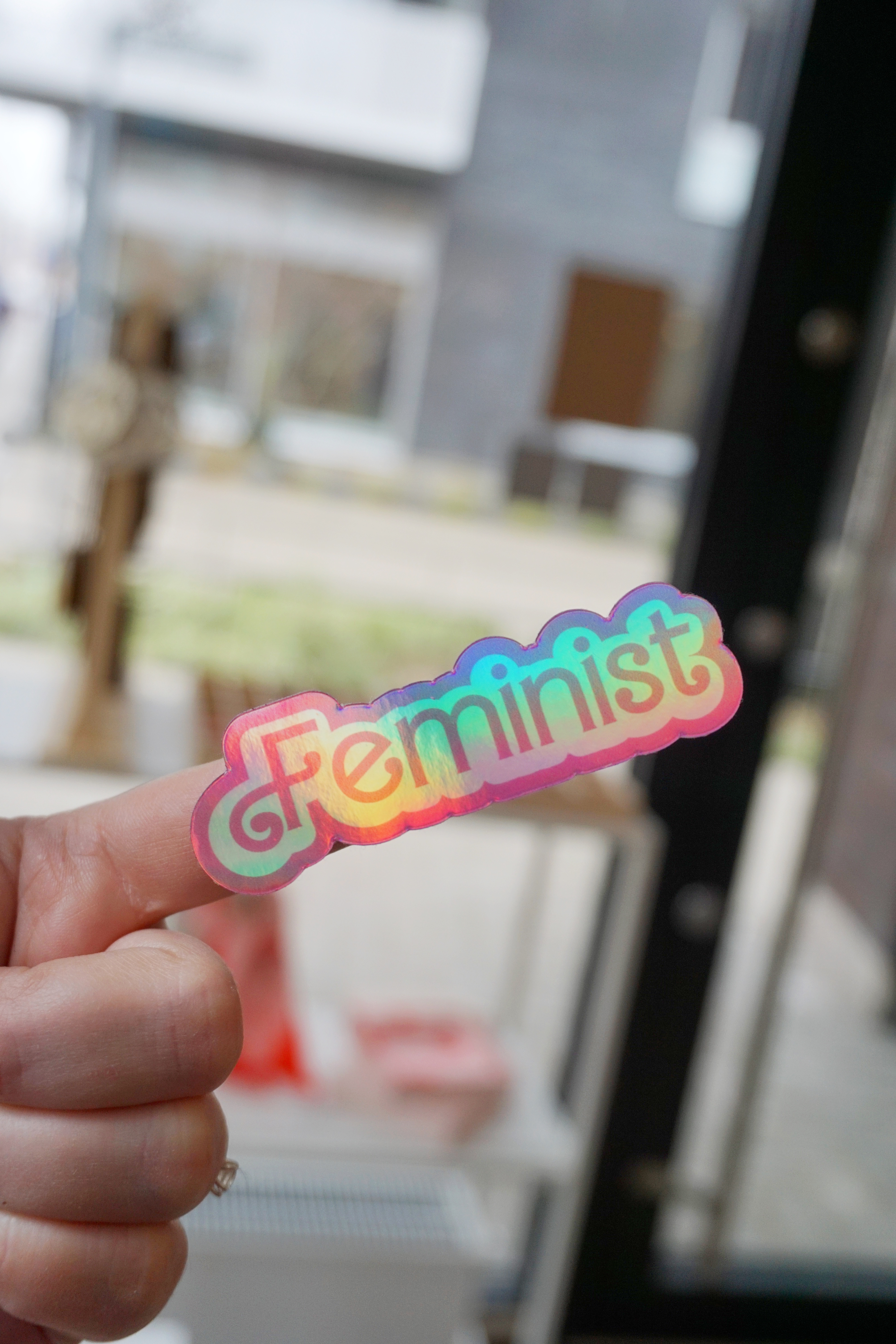 Feminist klistermärke - 2