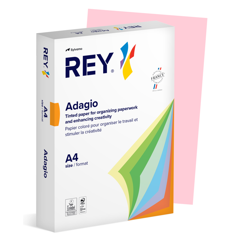 Adagio A4 80g pink 500/fp