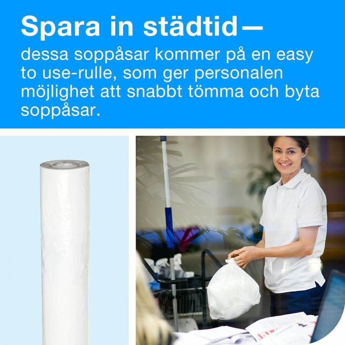 Soppåse B2 20L 100/rl Vit - 4