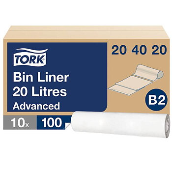 Soppåse B2 20L 100/rl Vit