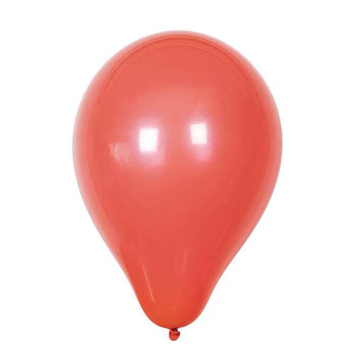 Ballonger rund 23cm röd 10/fp