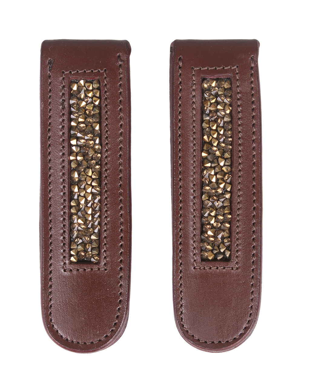 QHP Lupine Boot Clip  - Brown/Beige 