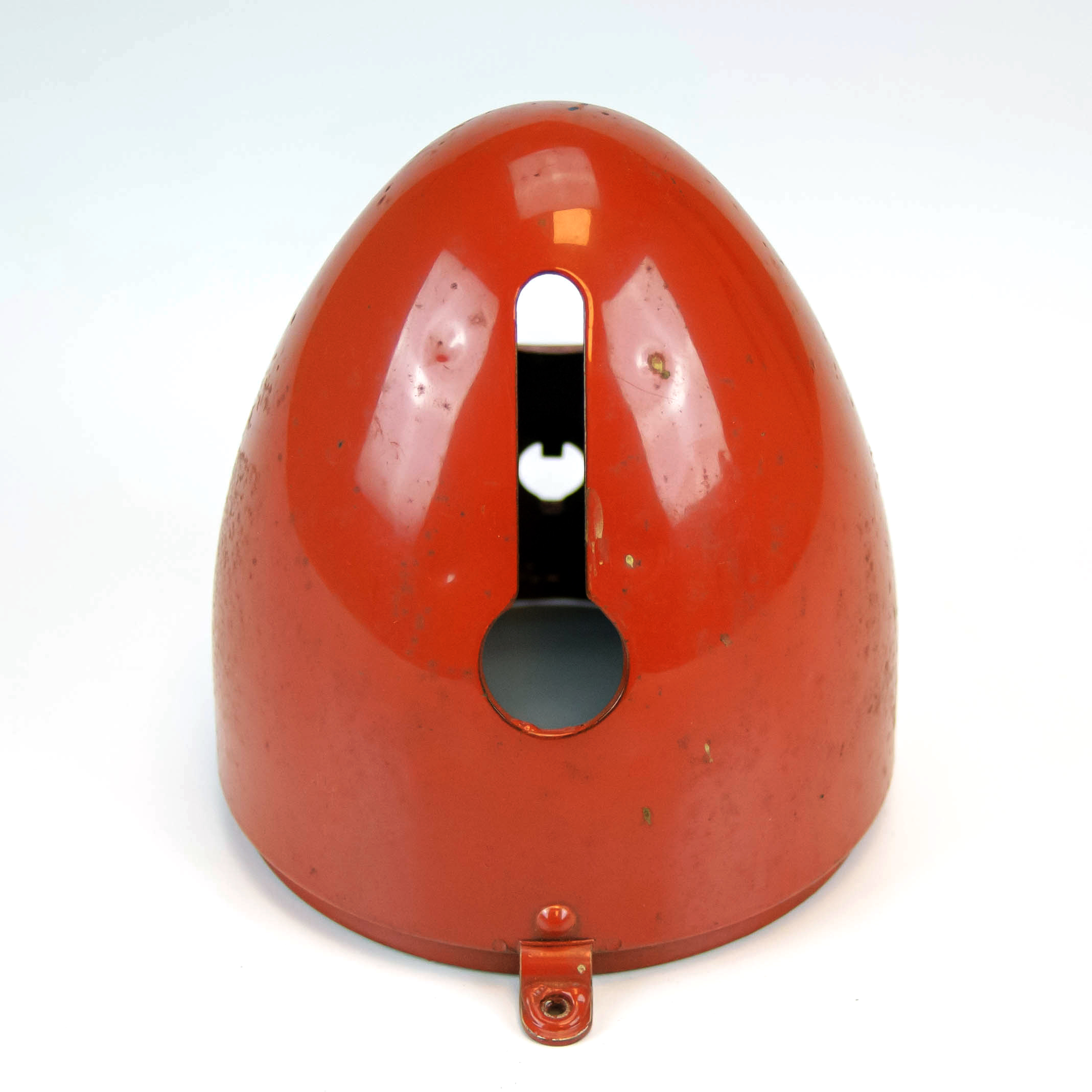 Frontlaternengehäuse, für viele 50er Jahre Mopeds. NOS verstellbare Halterung, rot - 2
