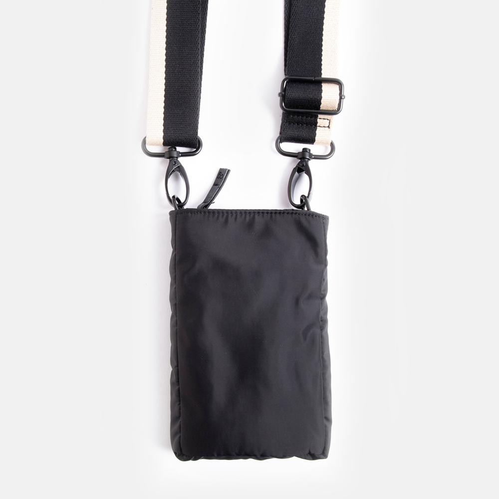 Black Casual Padded Phone Bag - 3