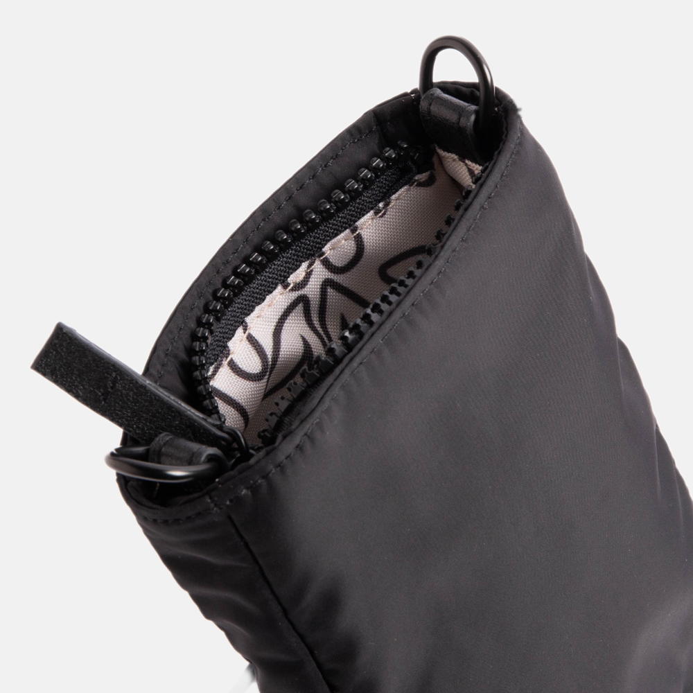 Black Casual Padded Phone Bag - 2