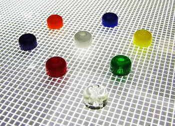 7/16" OD Super-Bands Transparent Mini Post Rubbers