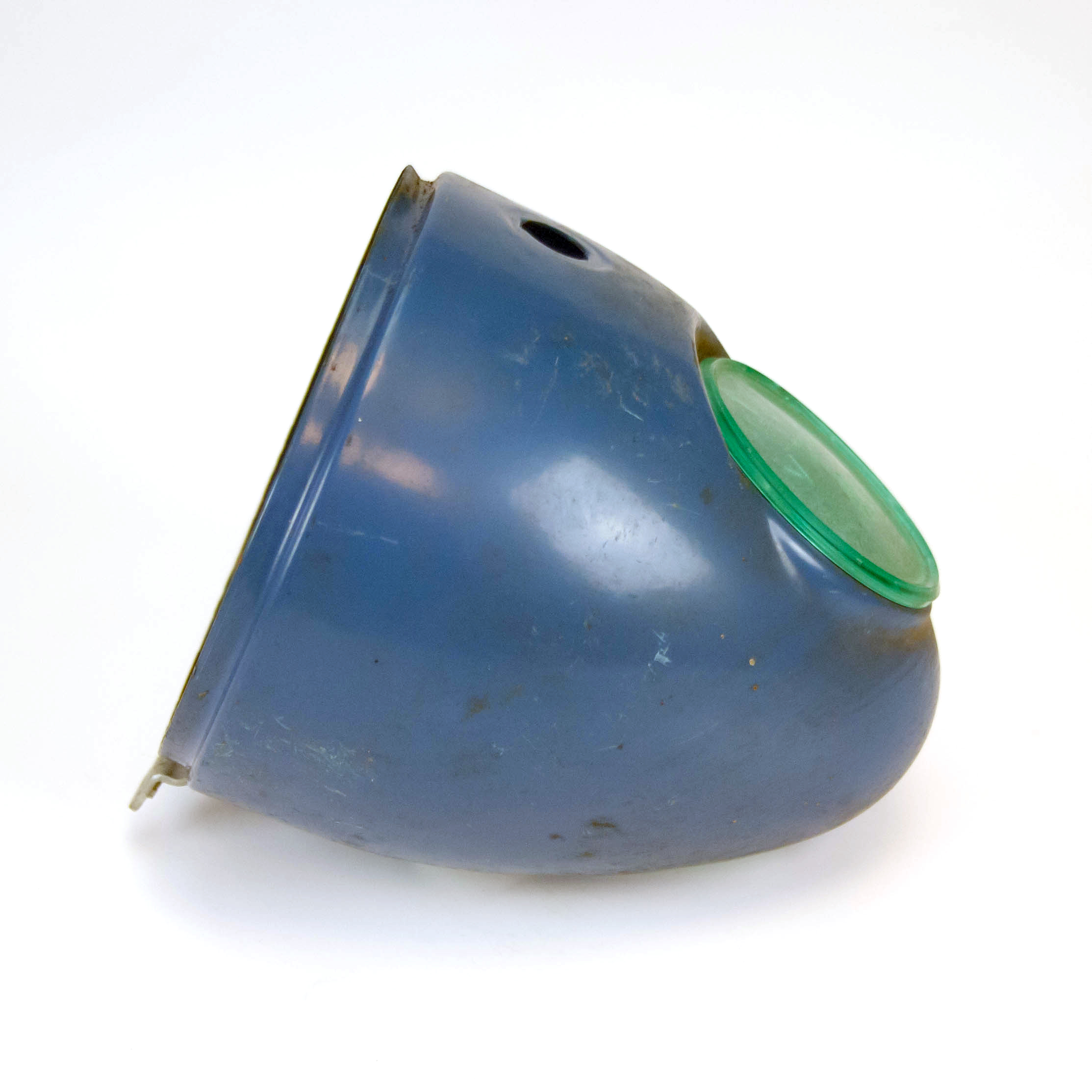Frontlaternengehäuse, für viele 50er Jahre Mopeds. NOS verstellbare Halterung, blau - 4