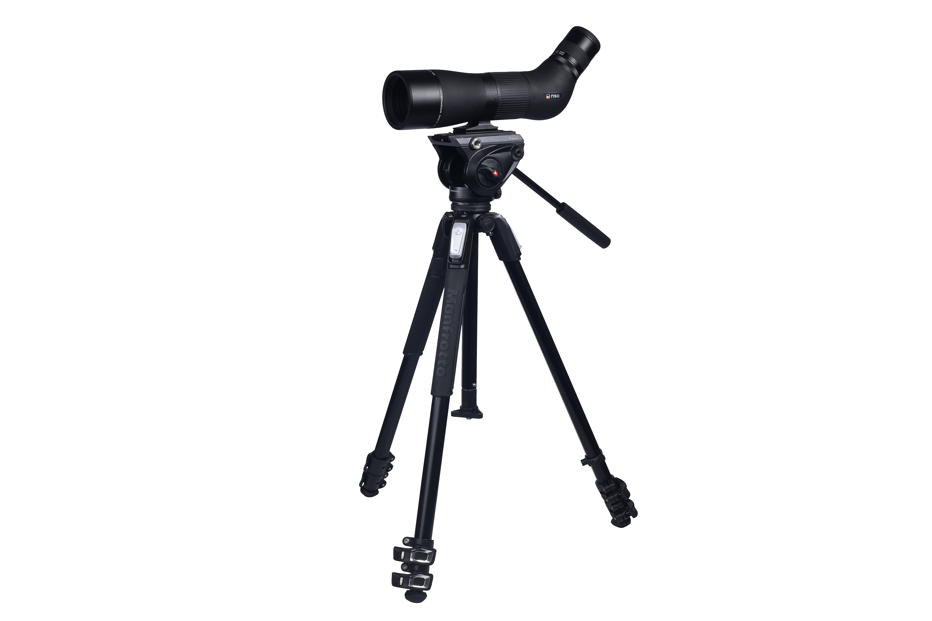 NSO Ekbacken 16-48x65 APO + Manfrotto MVH500/MT190X3 Aluminium - 2