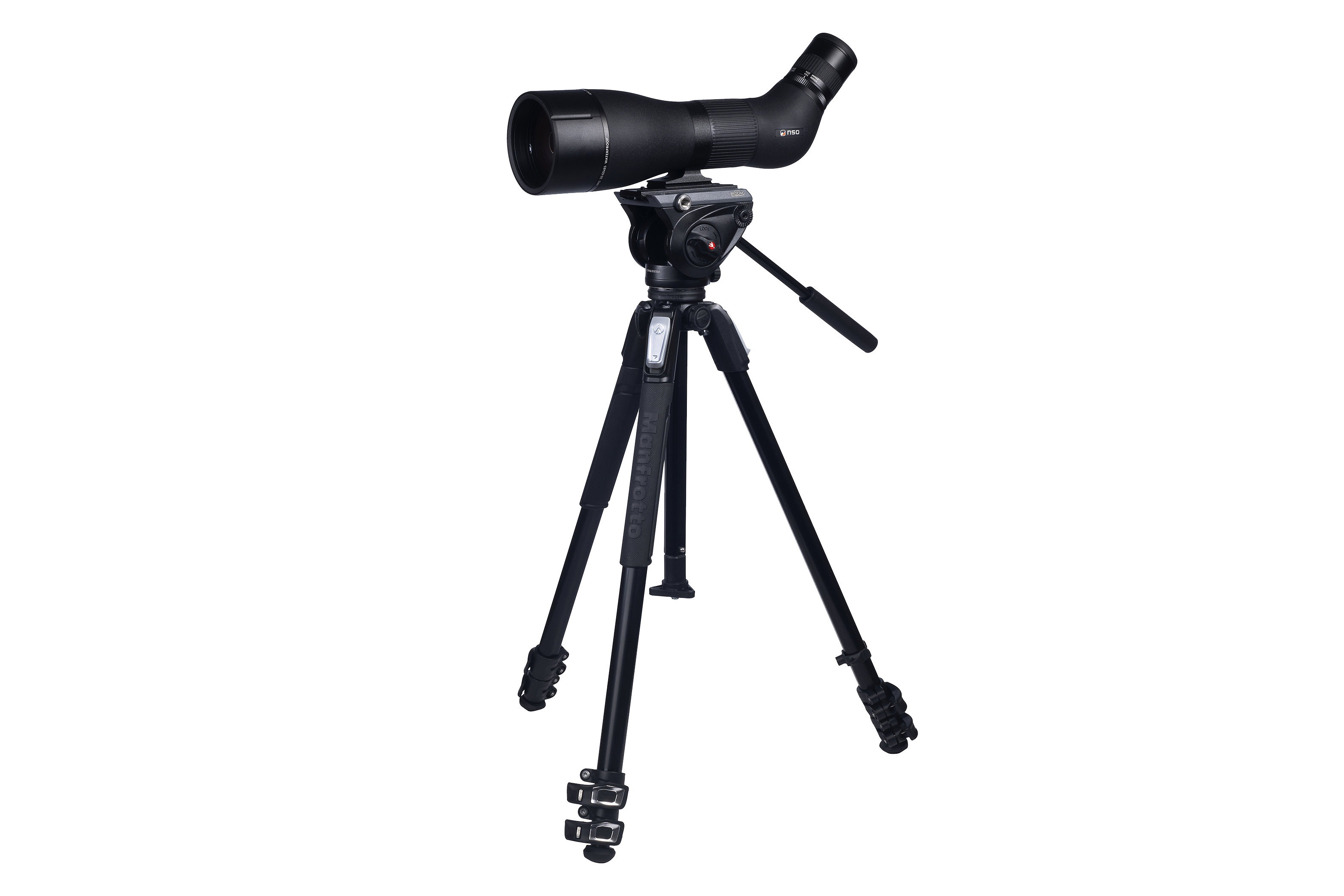 NSO Ekbacken 20-60x85 APO + Manfrotto MVH500/MT190X3 Aluminium - 2