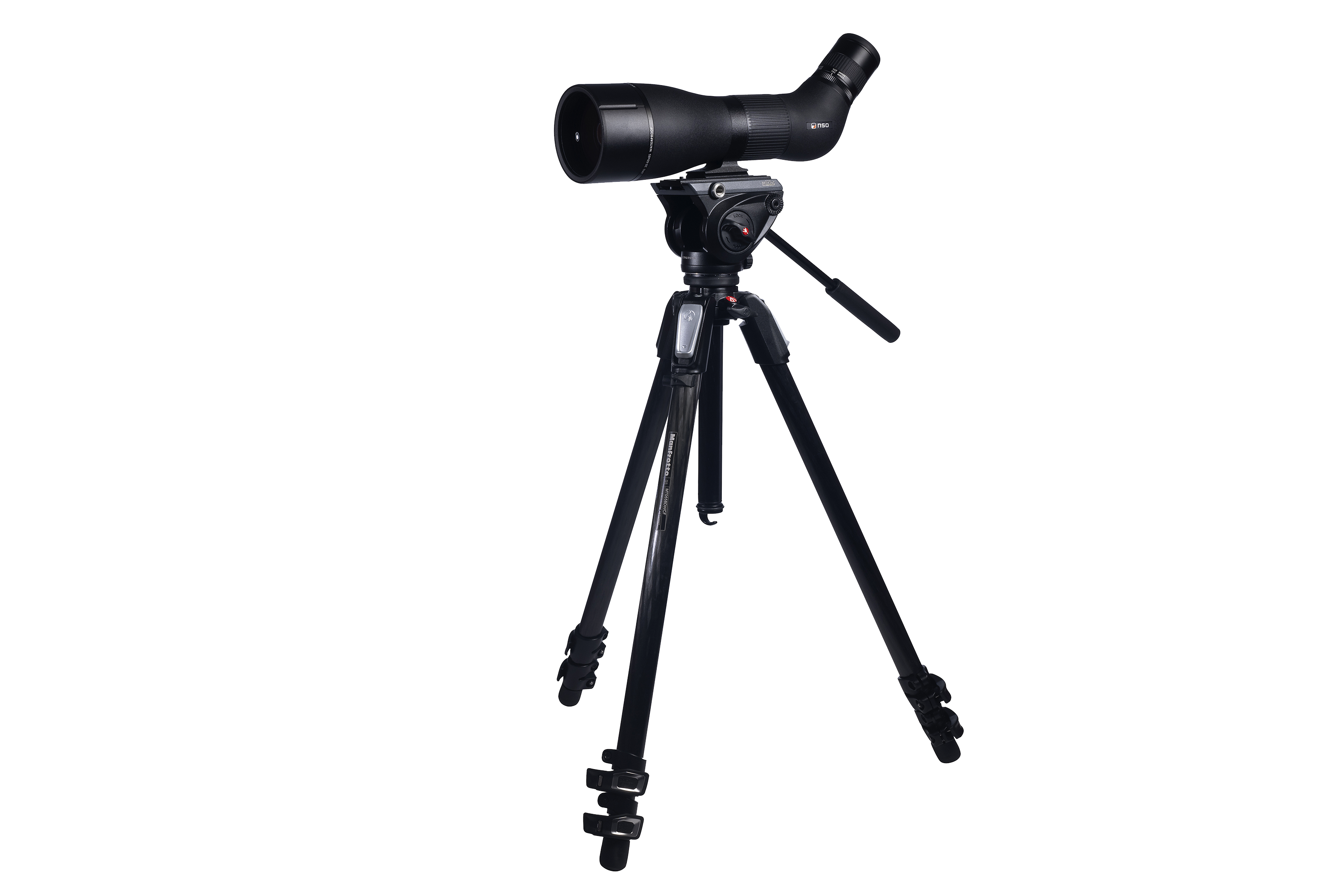 NSO Ekbacken 20-60x85 APO + Manfrotto MVH500/MT055BDWCF Carbon Fiber - 2