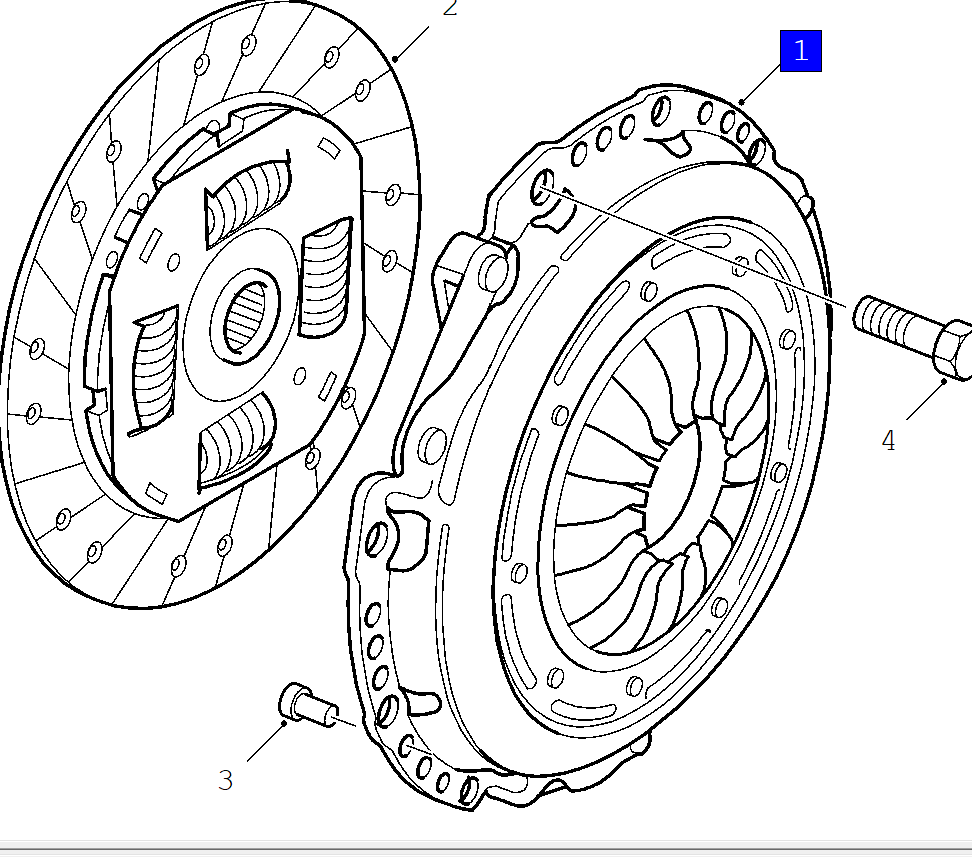 Pressure plate 9-5 02-05