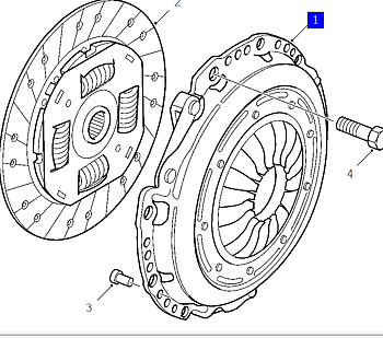 Pressure plate 9-5 02-05