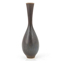 Berndt Friberg (1965) Unique Brown Haresfur Vase 16 cm