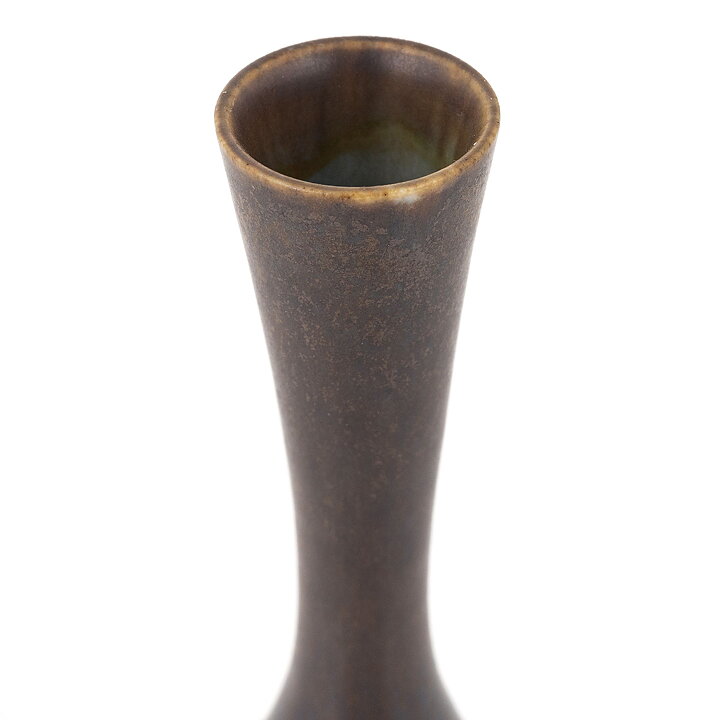 Berndt Friberg (1965) Unique Brown Haresfur Vase 16 cm