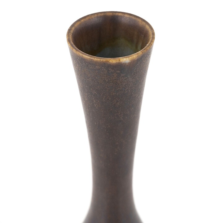 Berndt Friberg (1965) Unique Brown Haresfur Vase 16 cm