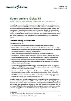 Tiden som inte räcker till - PM - pdf