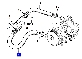  Hose additional air slide 9000 -85