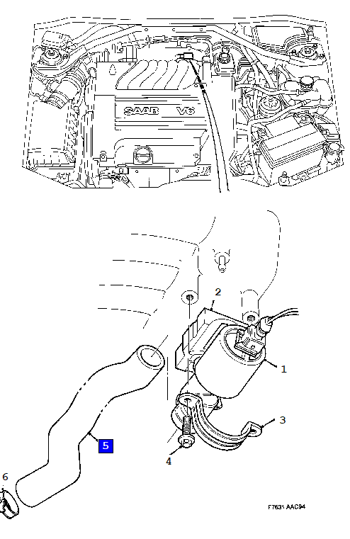  Hose LFR 900 V6 94-97