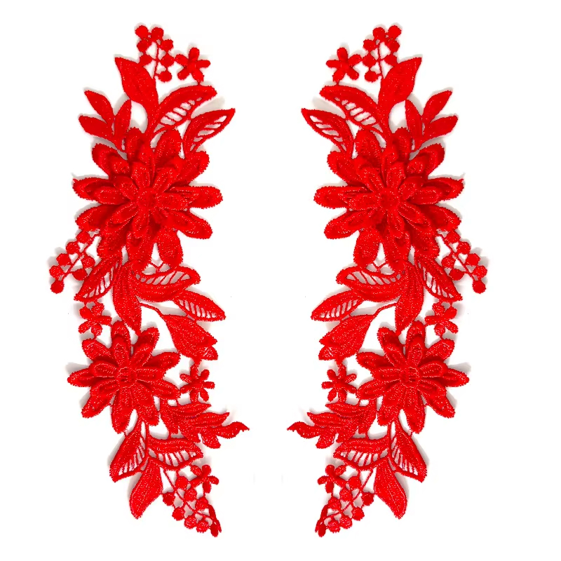 3D-FLOWER - röd - 2