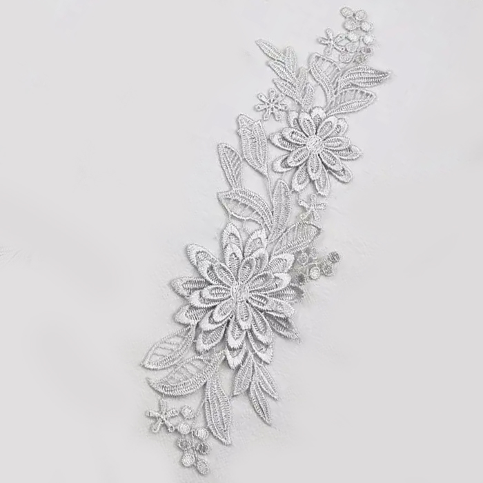 3D-FLOWER - ljusgrå