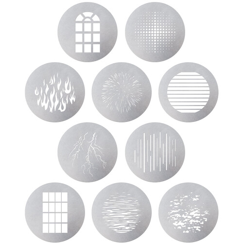 Aputure Spotlight Max 10-Piece Gobo Kit