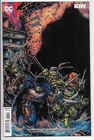 Batman/Teenage Mutant Ninja Turtles III # 3 Variant Cover NM