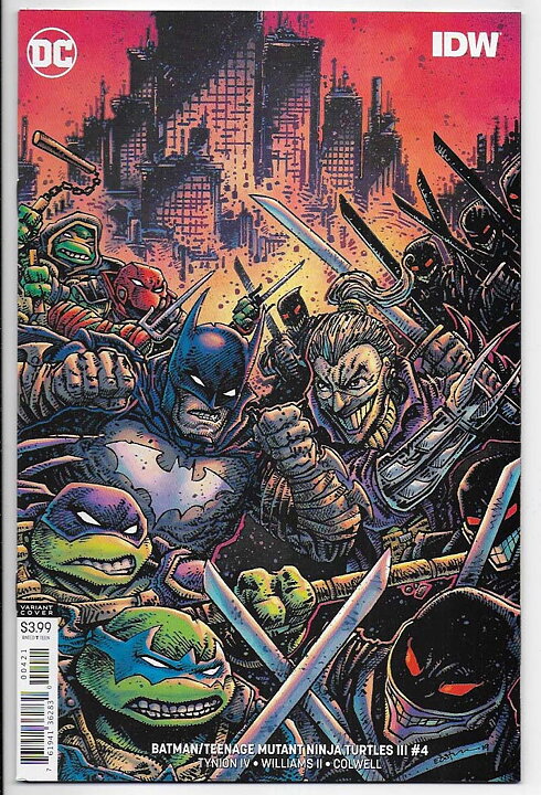 Batman/Teenage Mutant Ninja Turtles III # 4 Variant Cover NM
