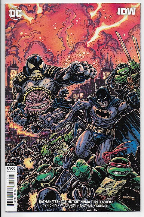 Batman/Teenage Mutant Ninja Turtles III # 6 Variant Cover NM