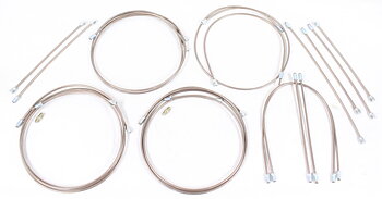 Brake line kit, Amazon sedan B20 (dual-circuit) Copper-nickel