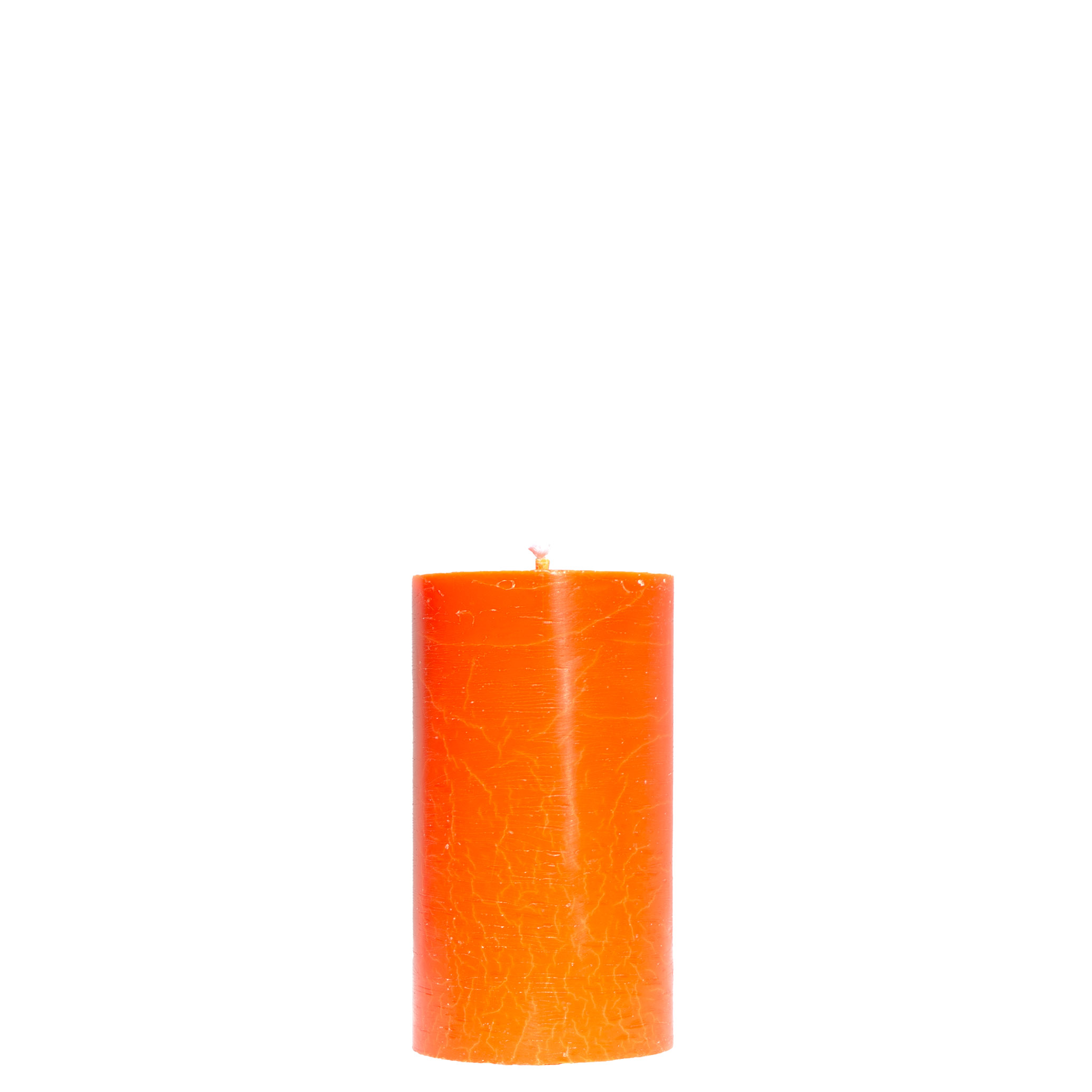 Blockljus Orange 7x15 cm Stearin