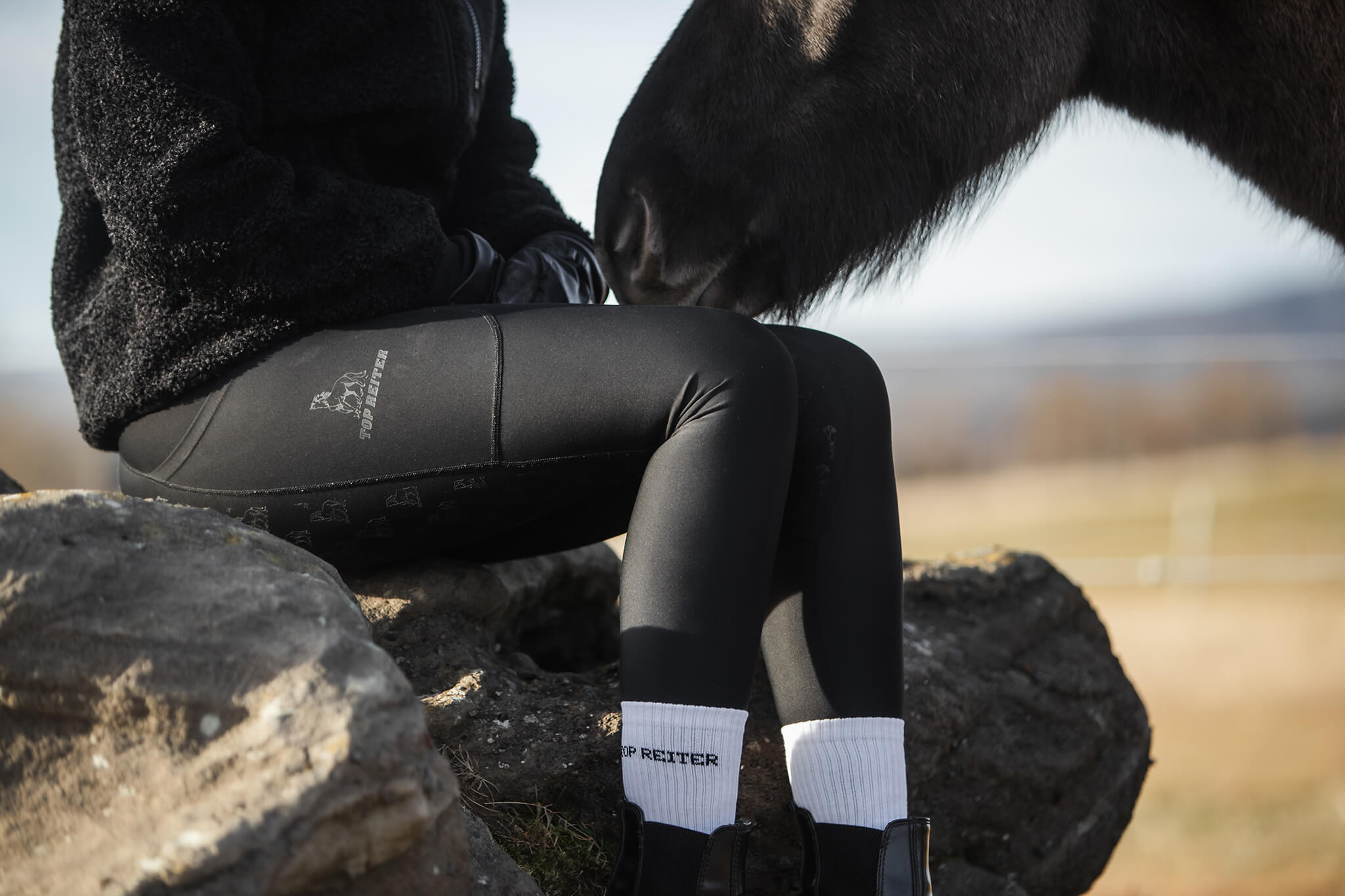 Top Reiter "Kvik" Ridleggings Hög Midja - 6