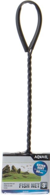 Aquael Fiskhåv Svart 8cm