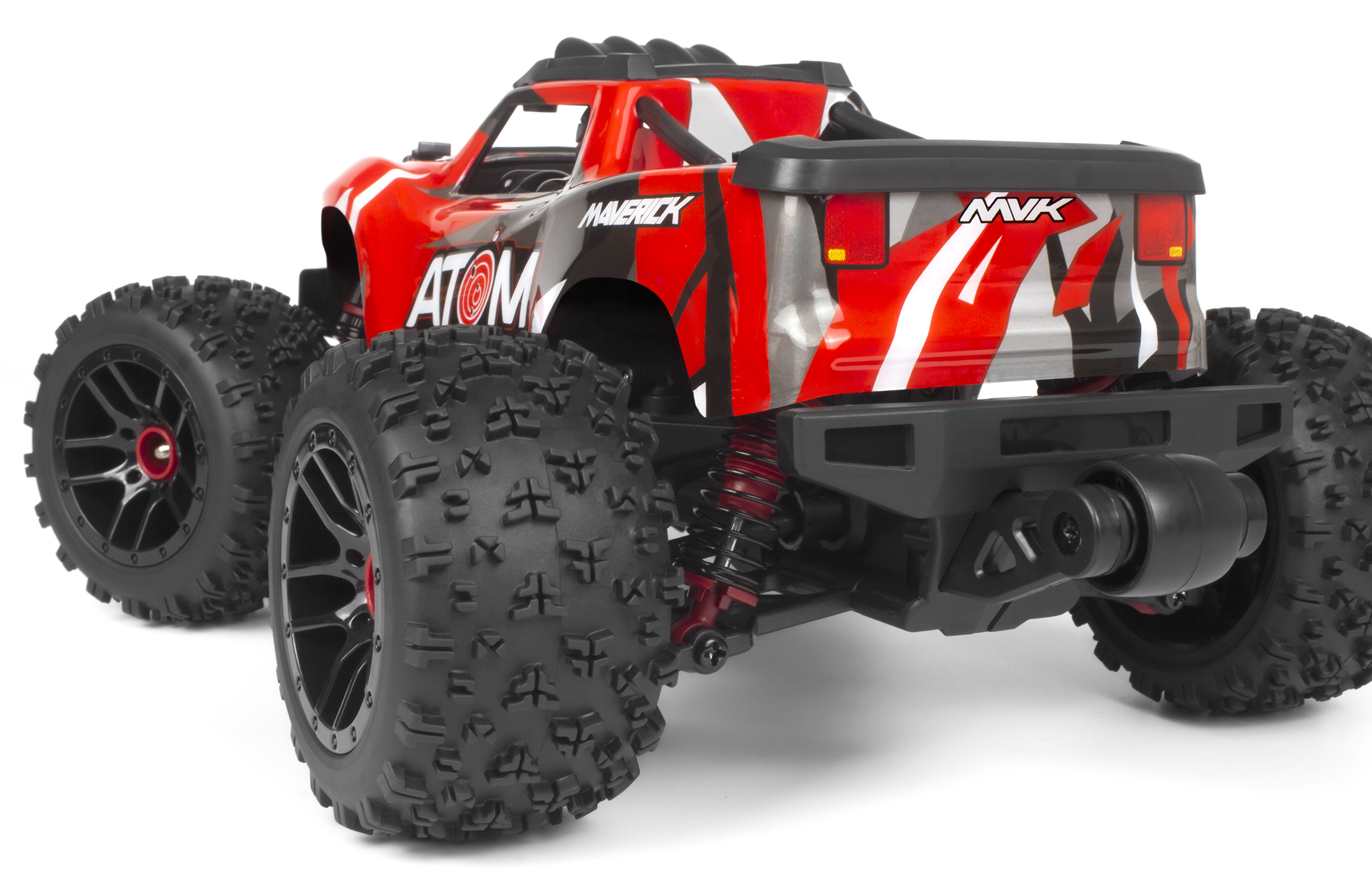 Maverick RC Atom 1/18 4WD Electric Truck - Red - 4