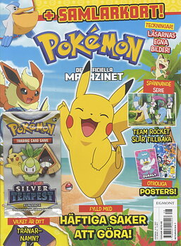Pokemon magasin nr 8 2023, Extra: Fun pack med  Sword & Sheild Silver Tempest