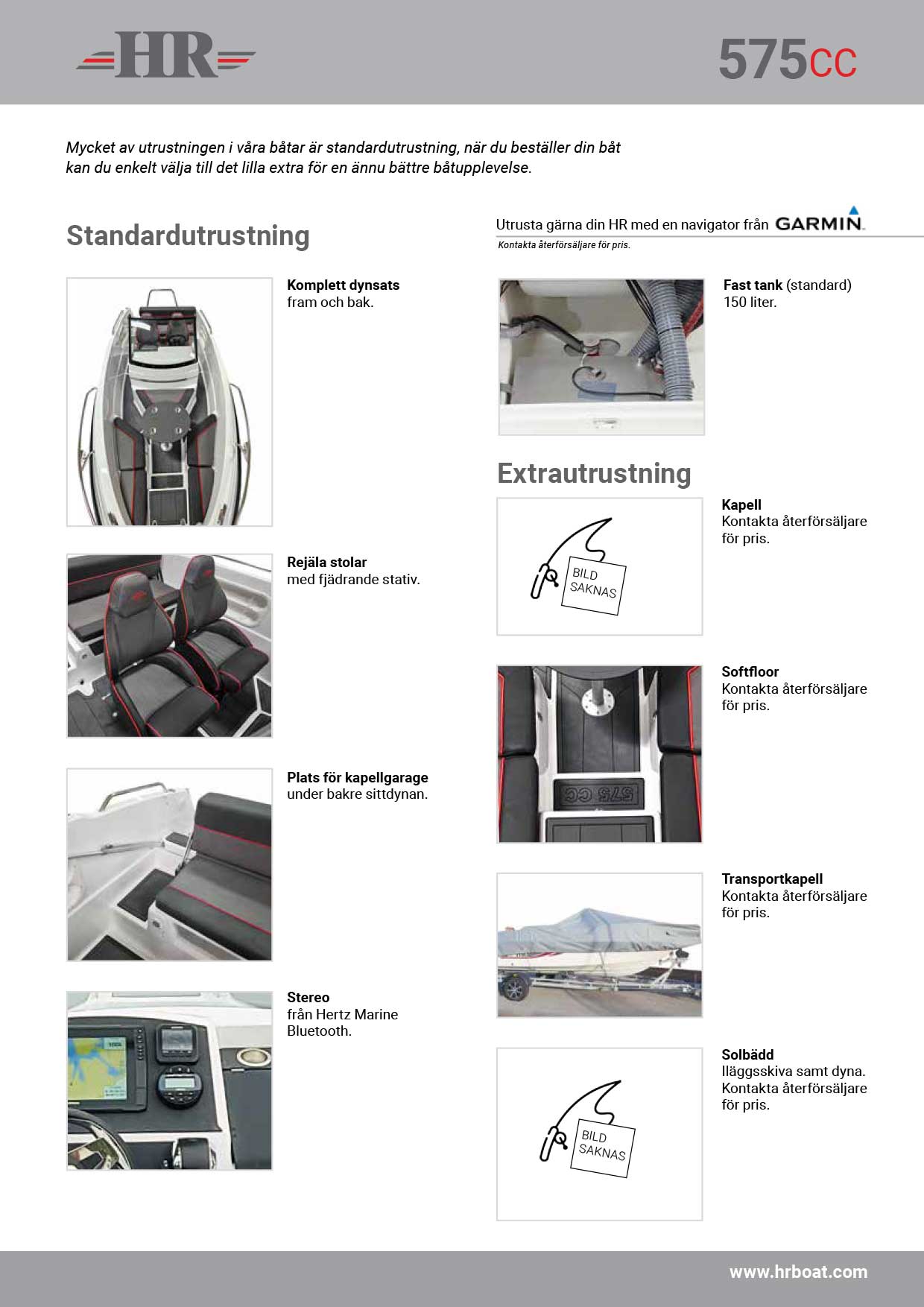 HR 575cc produktblad - 2