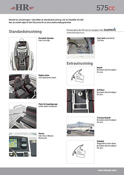 HR 575cc produktblad
