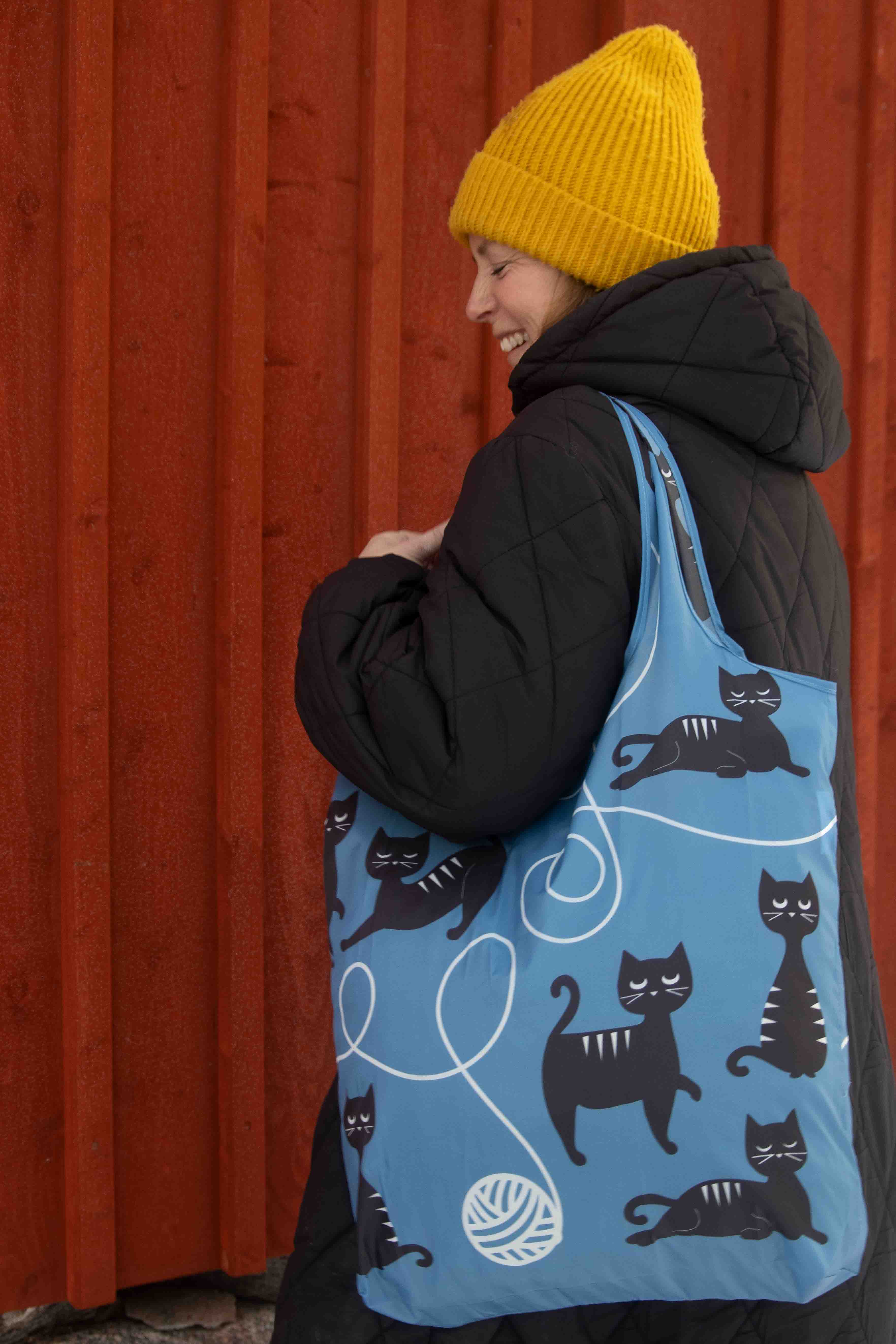 SHOPPING BAG KATTFAMILJEN