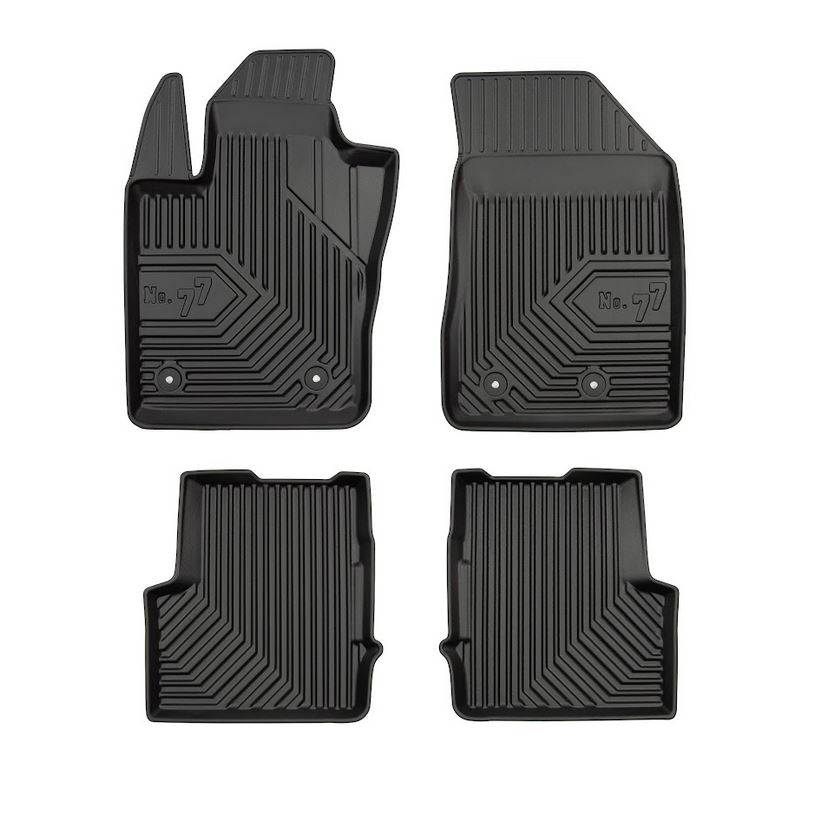 Djupa gummimattor Fiat 500X, 2014-