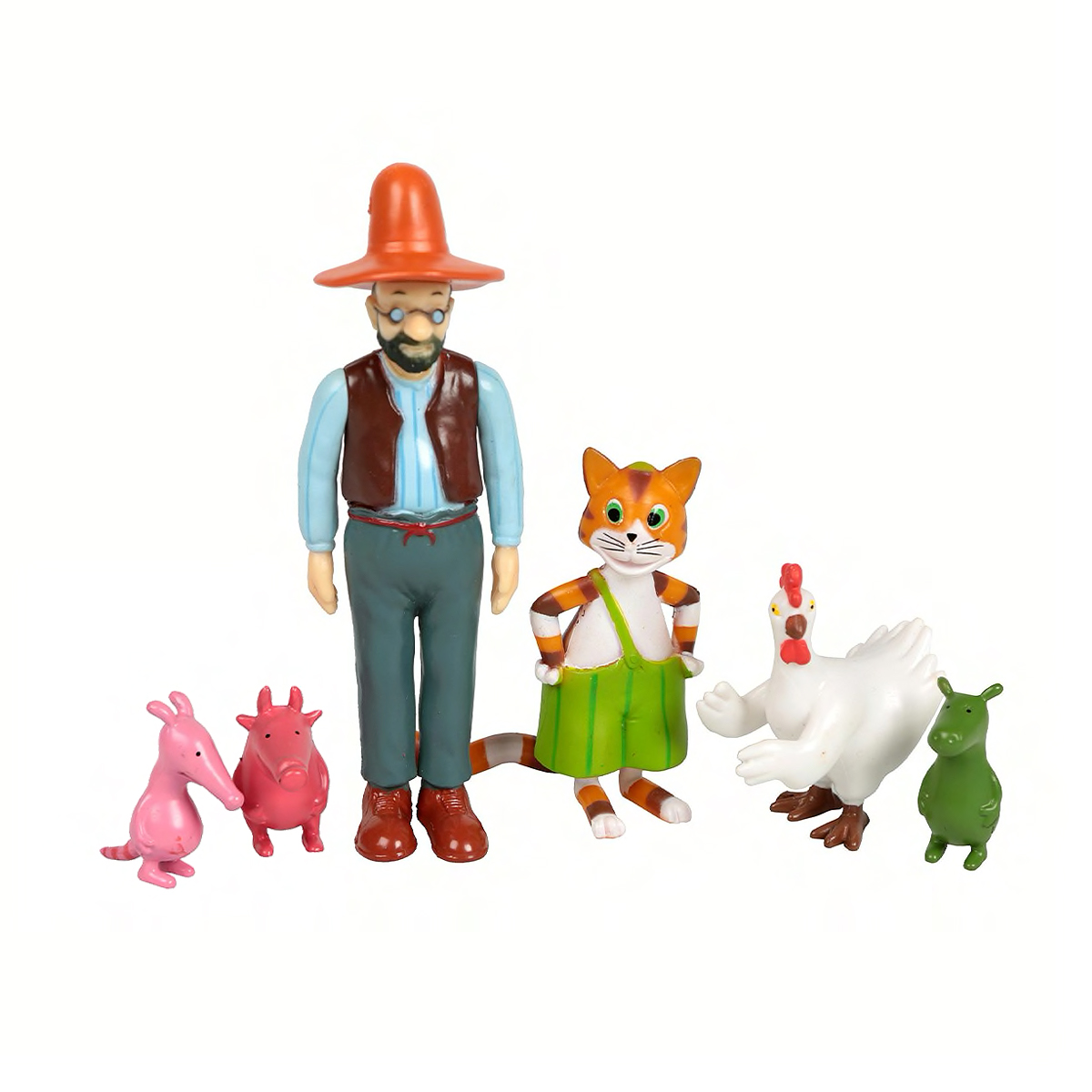 Figurset Pettson & Findus med kompisar