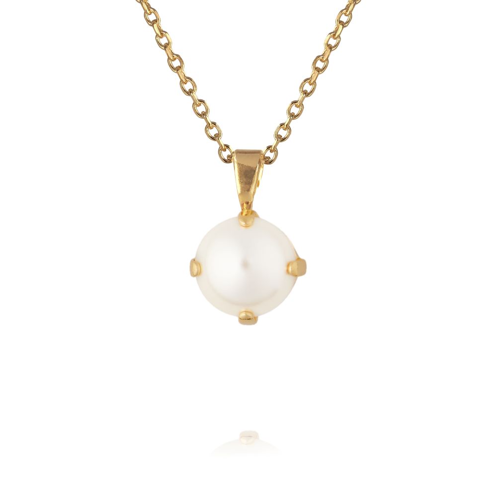 Caroline Svedbom Classic Petite halsband guld pearl