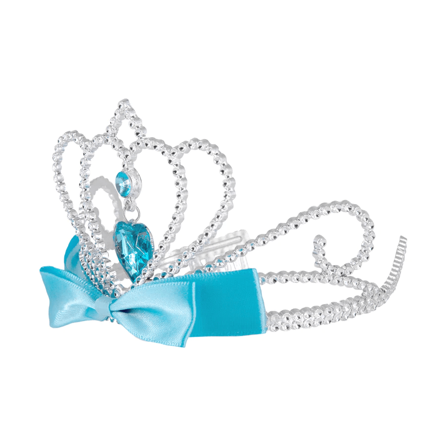 Diadem - Prinsesskrona - Blå och silver