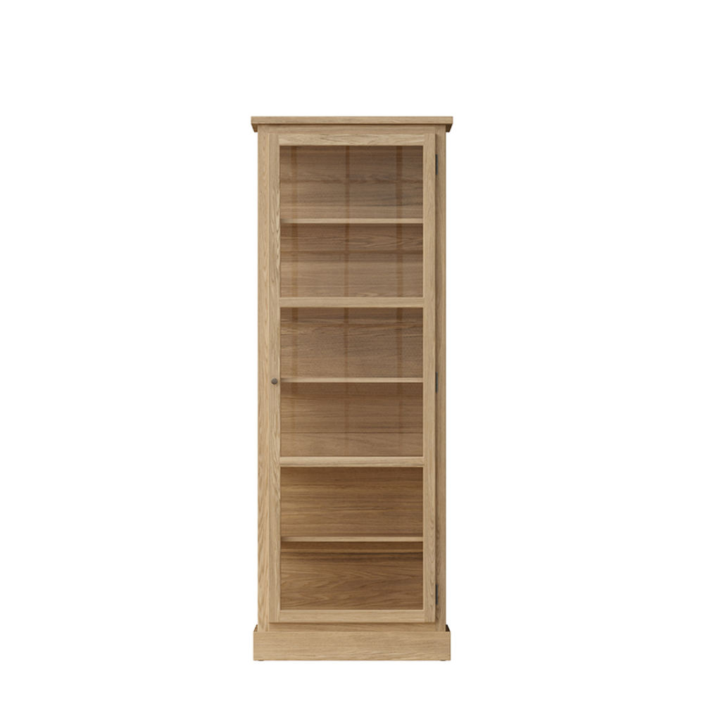 N1 Light Oak Vitrinskåp - Lindebjerg Design