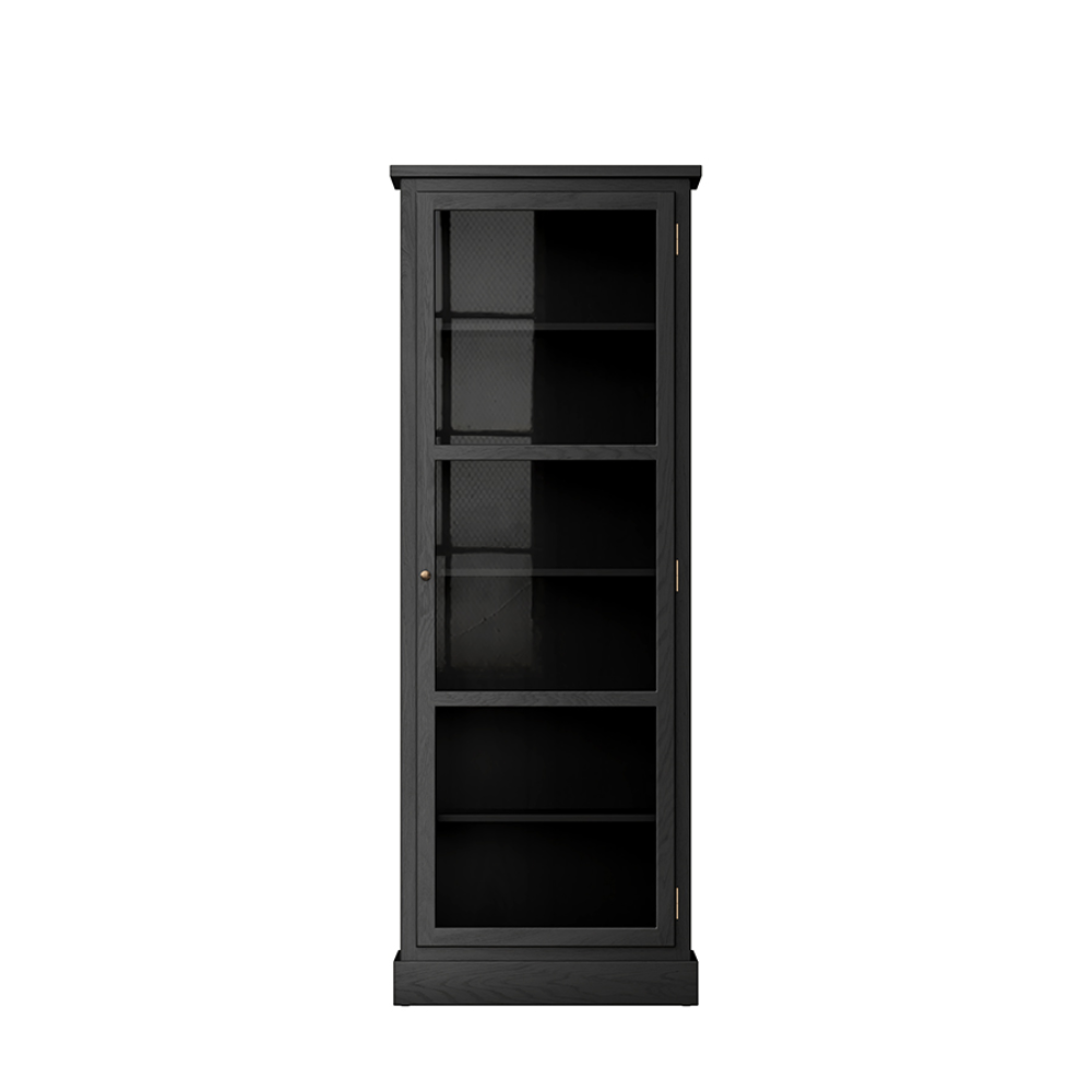 N1 Dark Oak Vitrinskåp - Lindebjerg Design